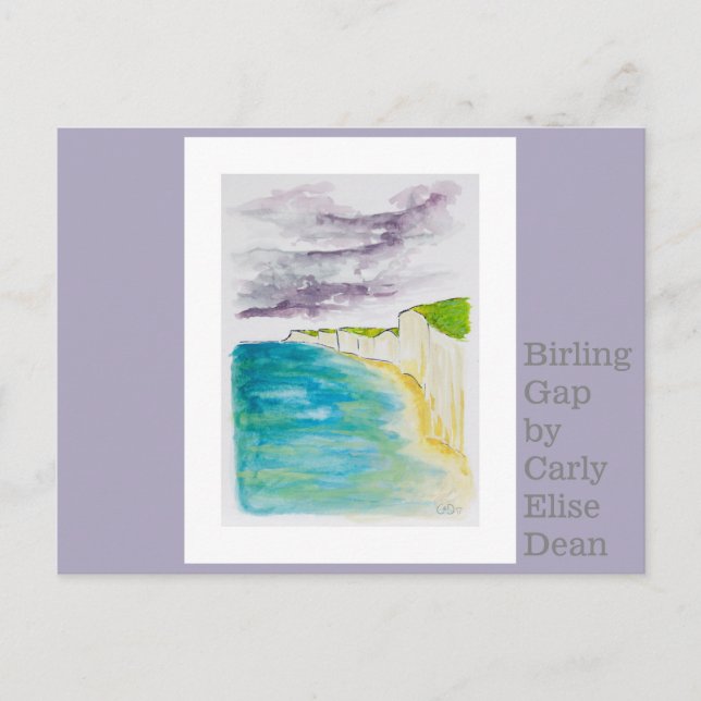 Birling Gap Postkarte (Vorderseite)