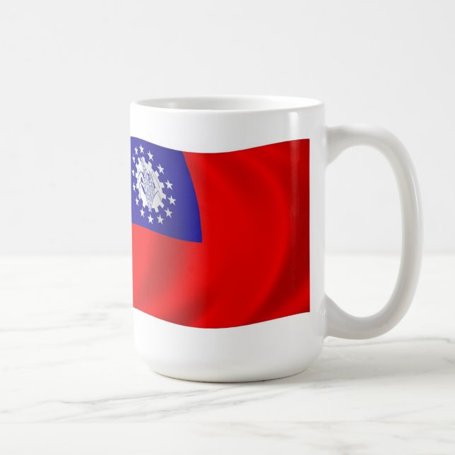 Birma-Flag-Tasse Tasse (Rechts)
