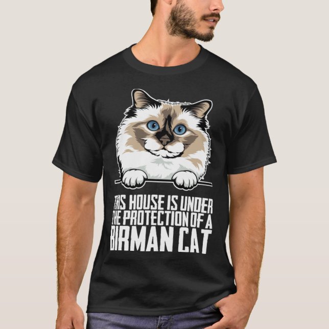 Birma-Katze  Birma  Birma-Kätzchen T-Shirt (Vorderseite)