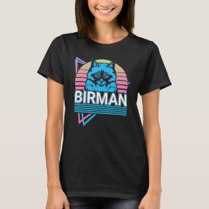 Birma-Katze Retro T-Shirt