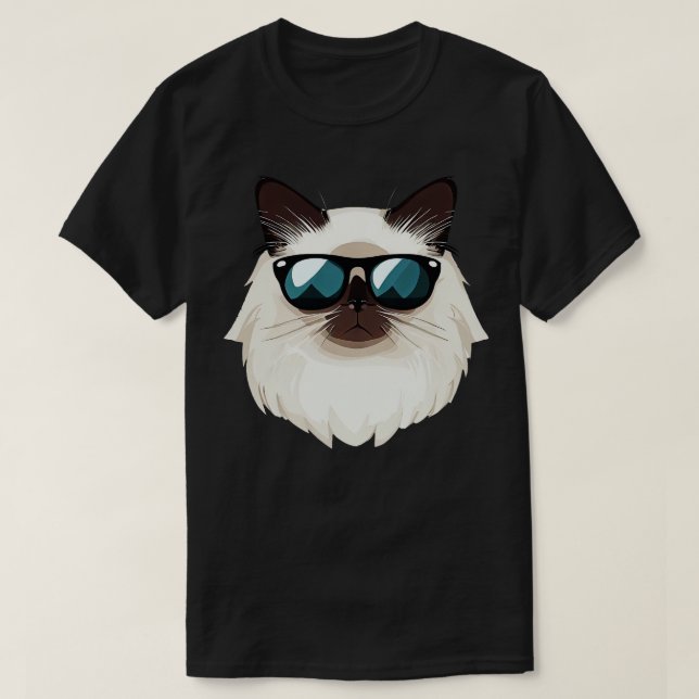 Birma-Katze T-Shirt (Design vorne)