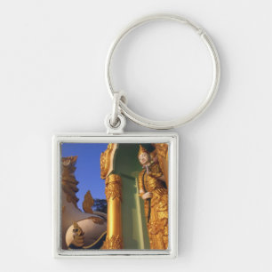 Birma (Myanmar), Rangun (Yangon) Tempel Schlüsselanhänger