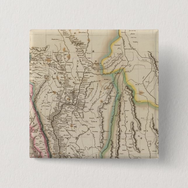 Birmah, Anam, Siam, Thailand Button (Vorderseite)