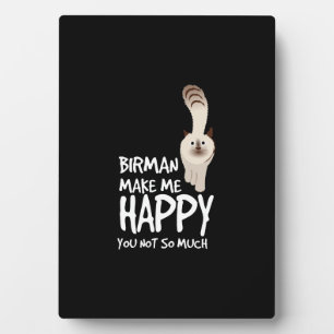 Birman Cat Fotoplatte