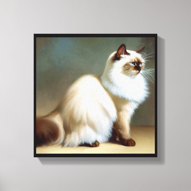 Birman Cat Leinwanddruck (Vorderseite)