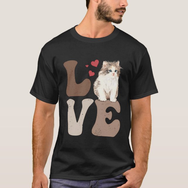 Birman Cat Liebe T-Shirt (Vorderseite)