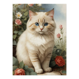 Birman Cat Poster
