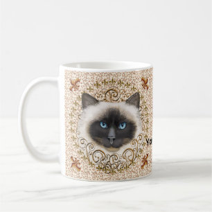 Birman-Katze Fleur De Lis Tasse
