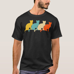 Birman Vintag Retro Feline Cat Pet Lover 60er 70er T-Shirt