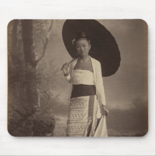 Birmanische Dame Mousepad