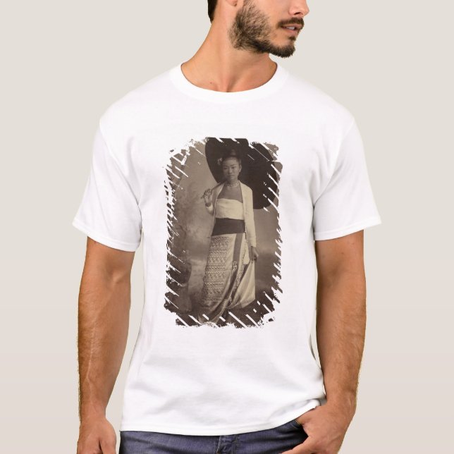 Birmanische Dame T-Shirt (Vorderseite)