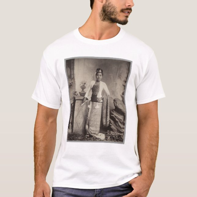 Birmanische Dame T-Shirt (Vorderseite)