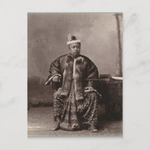 birmanischer Richter, Ende des 19. Jahrhunderts Postkarte