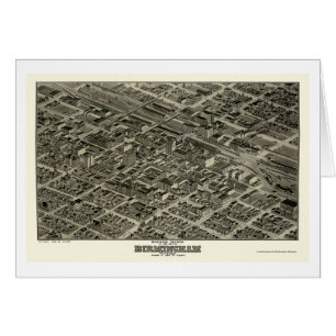 Birmingham, AL panoramische Karte - 1903
