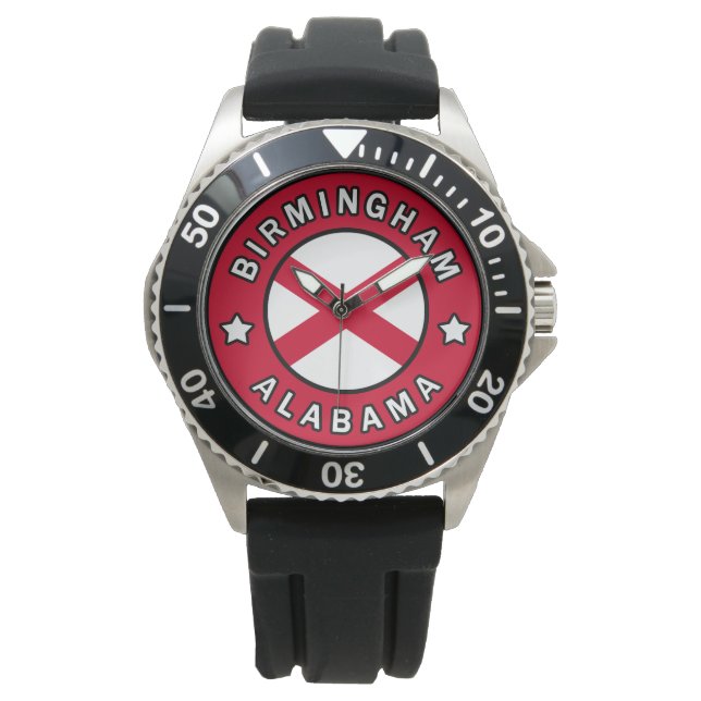 Birmingham Alabama Armbanduhr (Vorderseite)