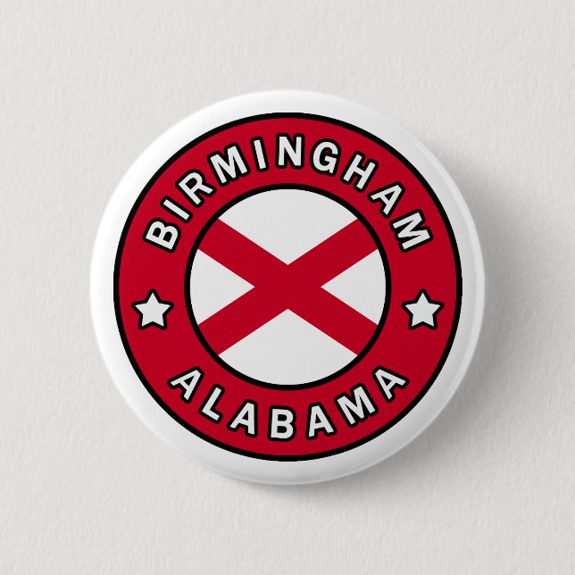 Birmingham Alabama Button (Vorderseite)