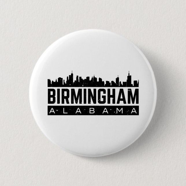 Birmingham Alabama Button (Vorderseite)