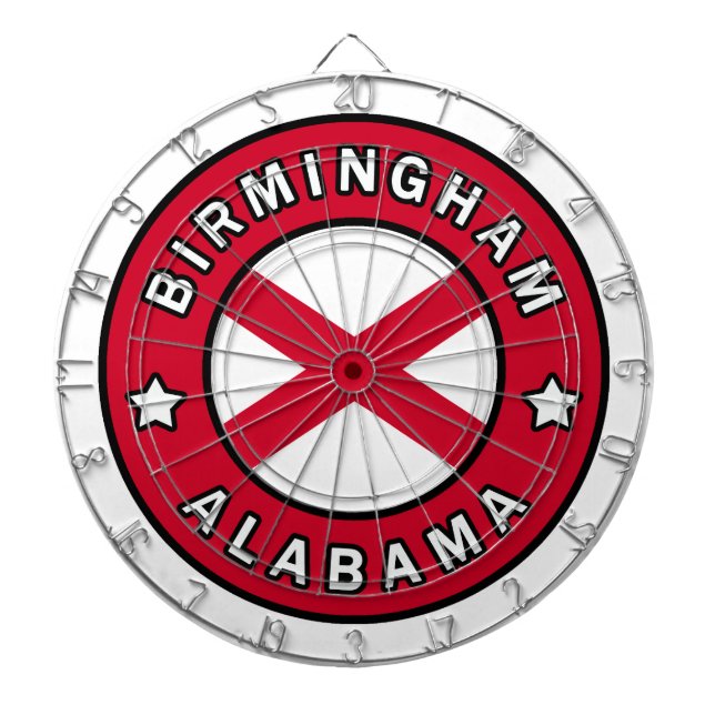 Birmingham Alabama Dartscheibe (vorne)