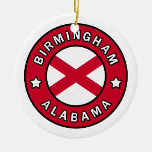 Birmingham Alabama Keramik Ornament