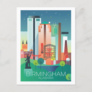 Birmingham, Alabama Postcard Postkarte