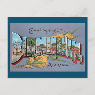 Birmingham Alabama Postcard Postkarte
