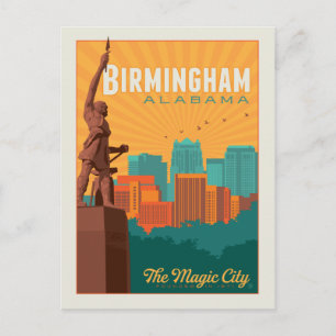 Birmingham, Alabama Postkarte