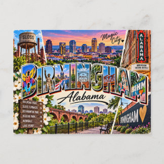 Birmingham, Alabama Postkarte