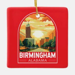 Birmingham Alabama Reisen Keramikornament