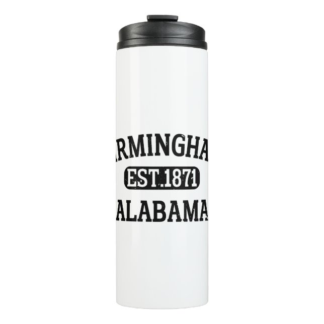 Birmingham Alabama Vintag Thermosbecher (Vorderseite)