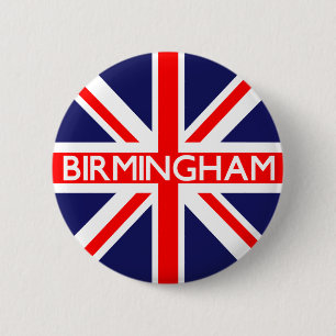 Birmingham: Britische Flagge Button