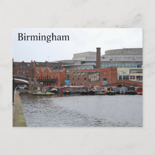 Birmingham Canals Postkarte