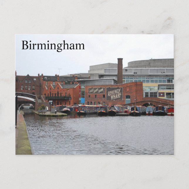 Birmingham Canals Postkarte (Vorderseite)