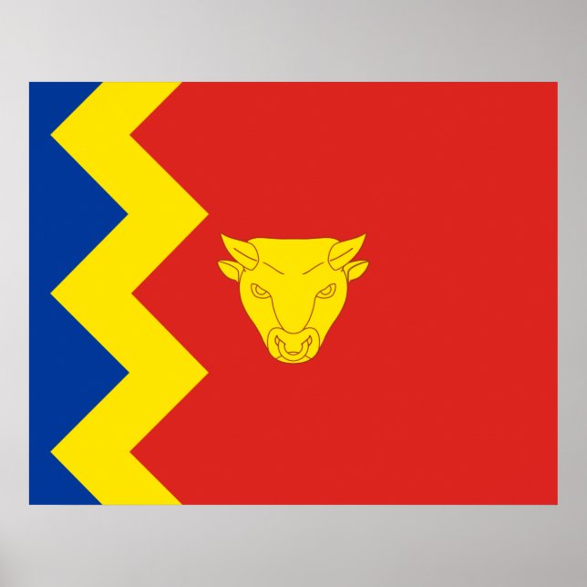 Birmingham City Flag Poster (Vorne)