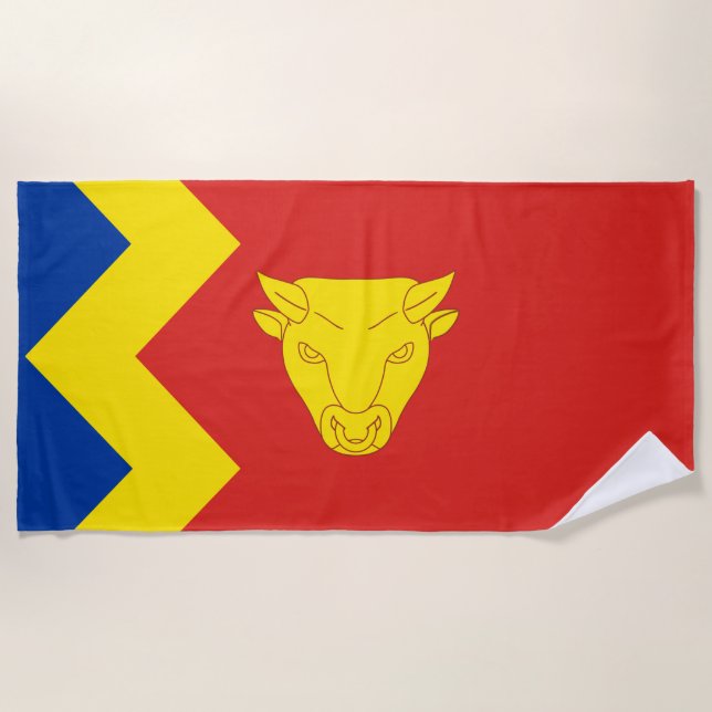 Birmingham City Flag Strandtuch (Vorderseite)