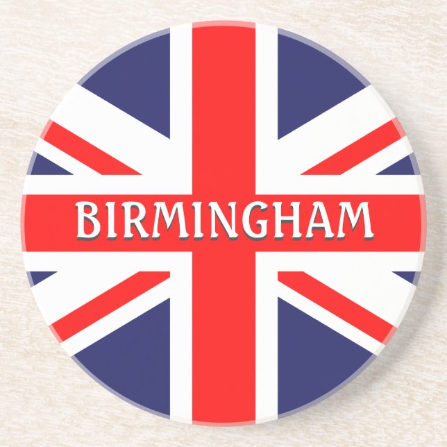 Birmingham England Großbritannien britisches Getränkeuntersetzer (Vorne)