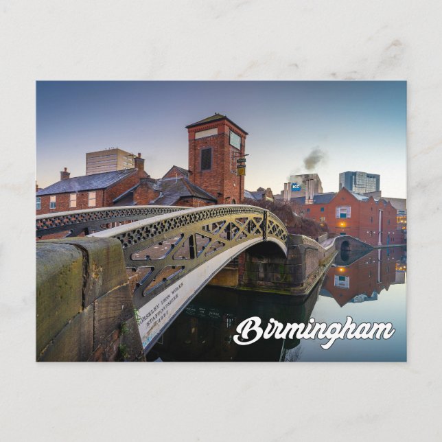 Birmingham, England Postkarte (Vorderseite)