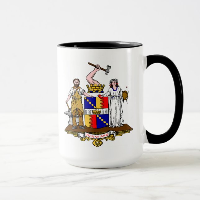 Birmingham* Great Britian Custom Tasse (Rechts)