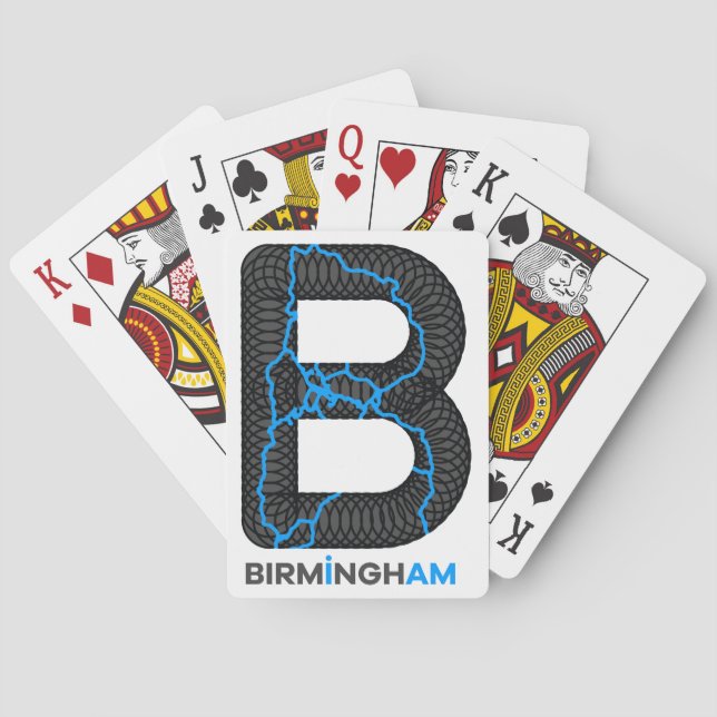 Birmingham-Kanal-Spielkarten Spielkarten (Rückseite)