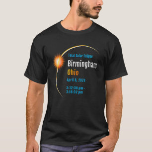 Birmingham Ohio OH Gesamtsolarausstoß 2024 1 T-Shirt