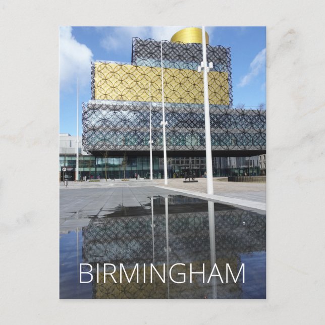 Birmingham Postkarte (Vorderseite)