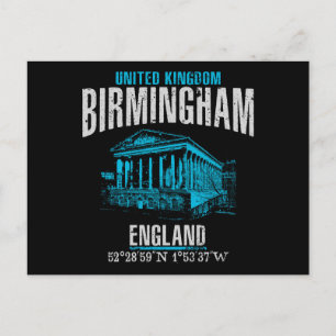 Birmingham Postkarte