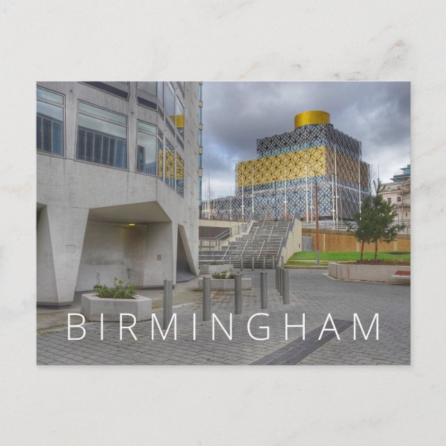 Birmingham Postkarte (Vorderseite)