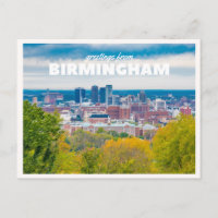 Birmingham Skyline Innenstadt Alabama Gruß