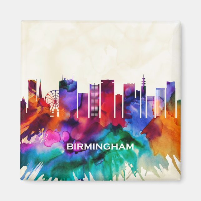 Birmingham Skyline Magnet (Vorne)