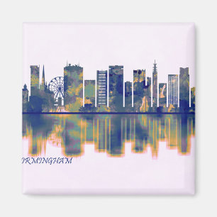 Birmingham Skyline Magnet