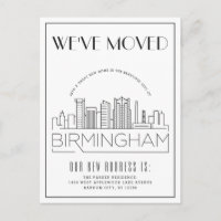 Birmingham Skyline Moderner Deko Adresswechsel