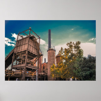 Birmingham Sloss Furnace Poster