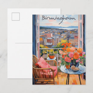 Birmingham Vereinigtes Königreich Reise Stadt Ästh Postkarte