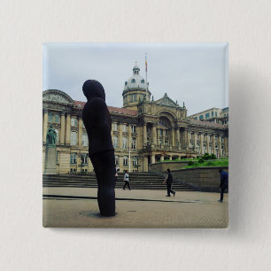 Birmingham Victoria Square 3 Cm Round Abzeichen Button