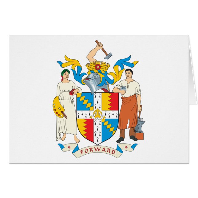 Birmingham-Wappen (Vorderseite (Horizontal))